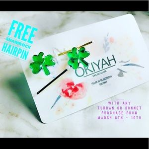 Free!!! St Patrick’s Day Shamrock Hair Accessories
